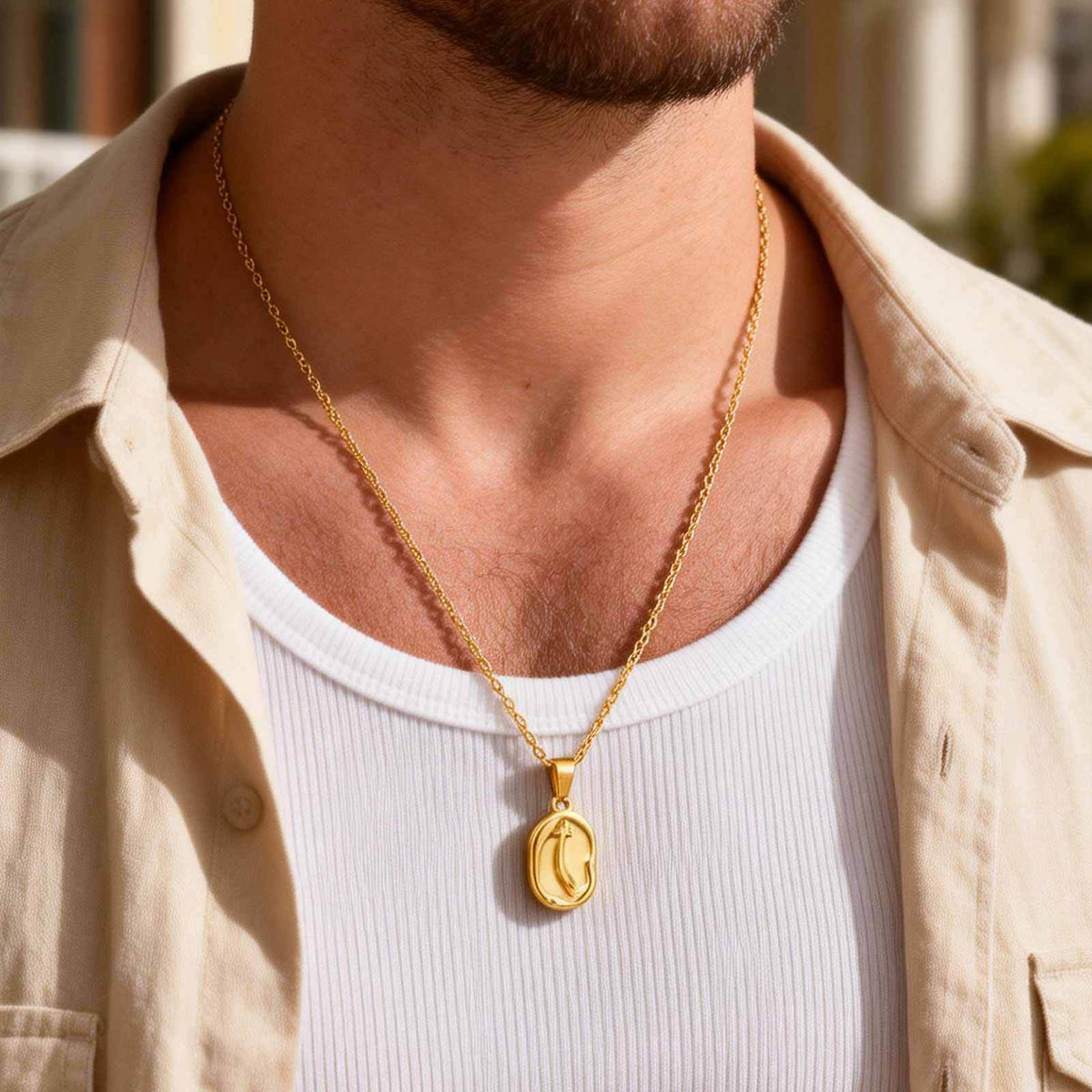 Sword Stainless Steel Necklace for Men