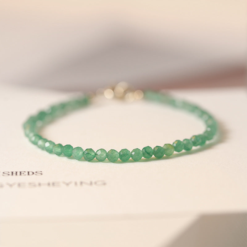 3 mm Faceted Aventurine Bracelet