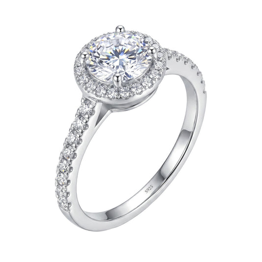 Four-Paw Round S925 Sterling Silver Women's Ring
