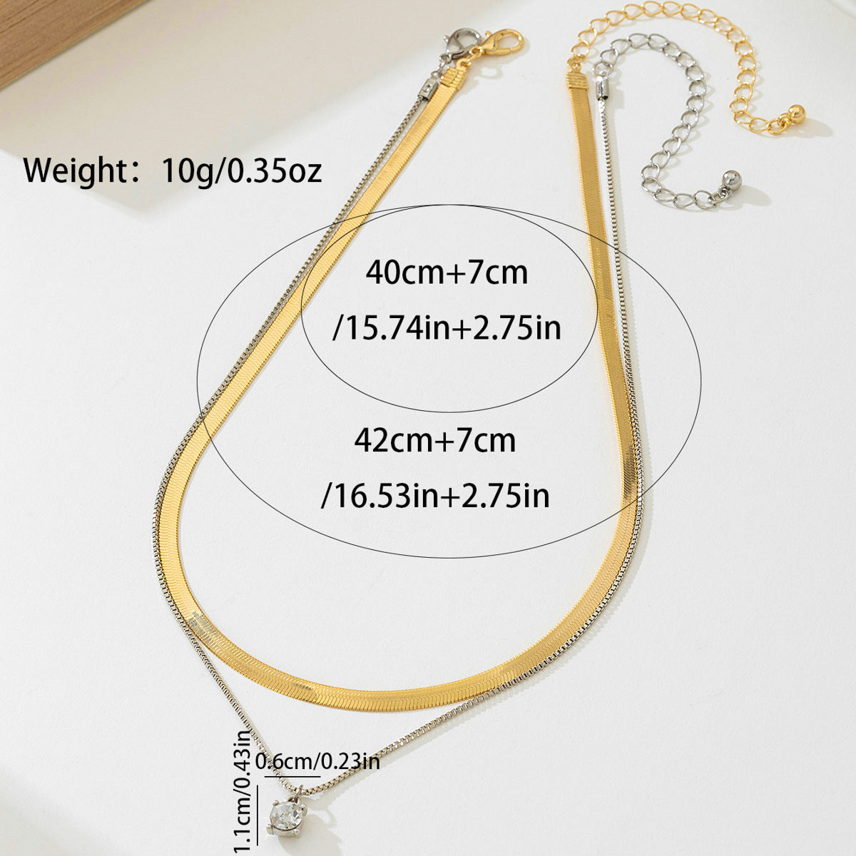 Planderful Vienna Verve Necklace – Exquisite Multi-Layer Design for Versatile Daily Wear