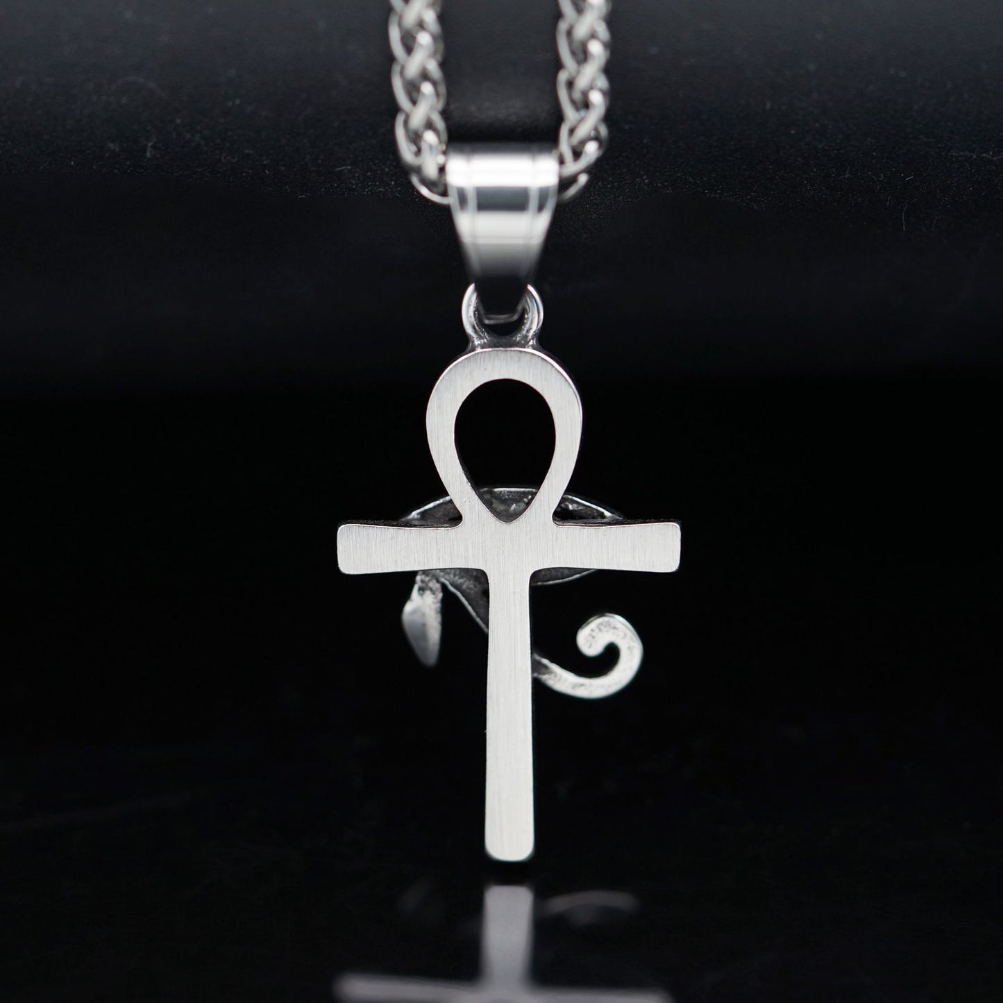 Steel Necklace - Vintage Eye Of Horus Pendant