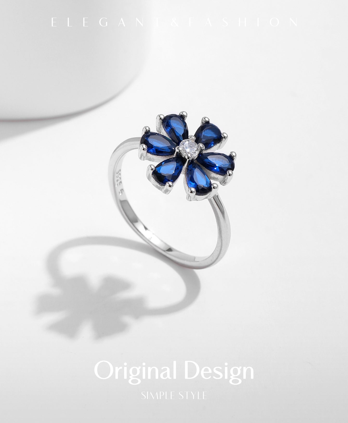 Planderful Gala Fireworks Ring – Exaggerated Sparkling Zircon Design