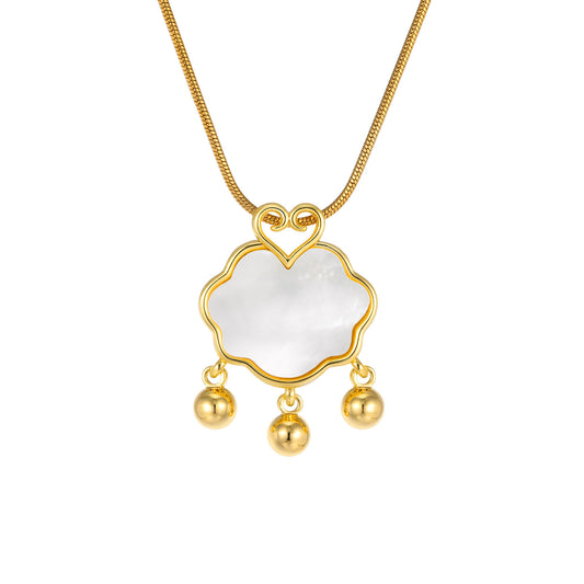 Jewelry Stainless Steel Round Snake Chain Necklace Ladies Gold Copper