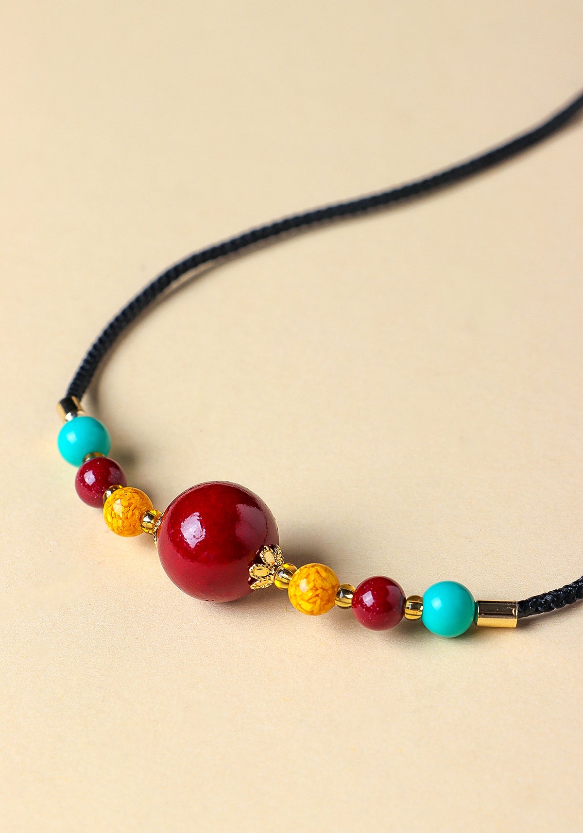 Cinnabar Zodiac Pendant Necklace