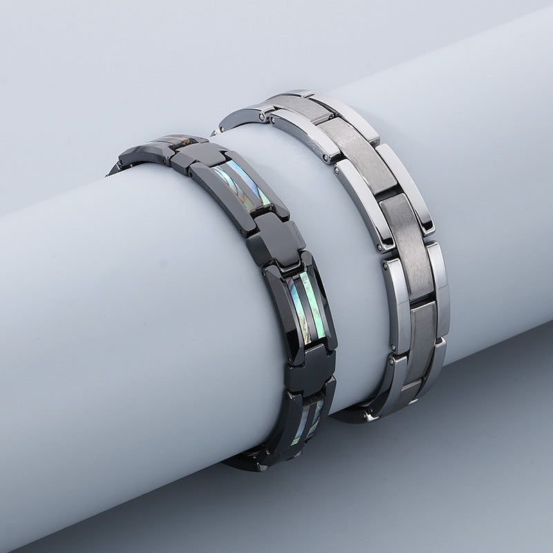 Planderful Personalized Magnetic Stone Bracelet For Men