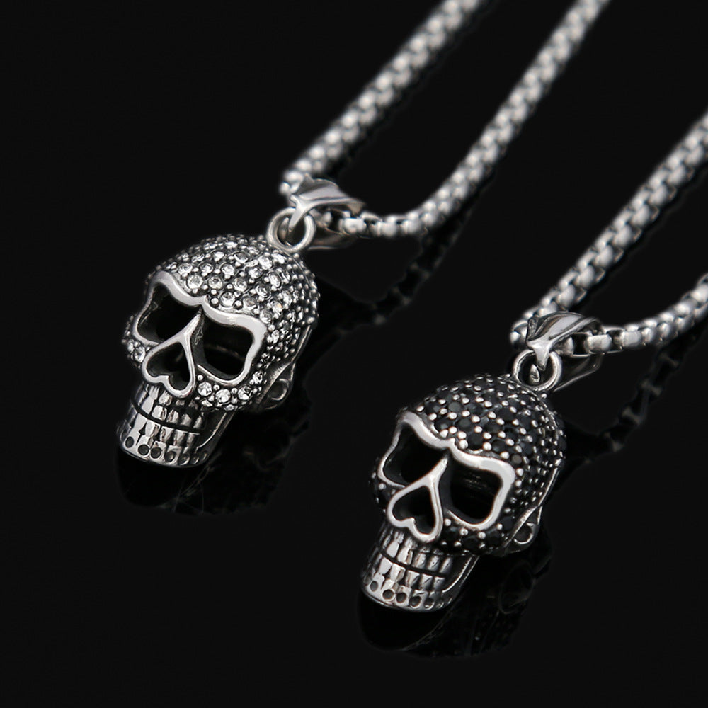 Punk Skull Stainless Steel Men's Ring