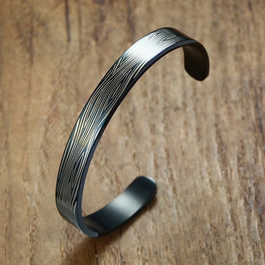 Factory Cross-Border Titanium Steel Jewelry Wholesale Men's Bracelet