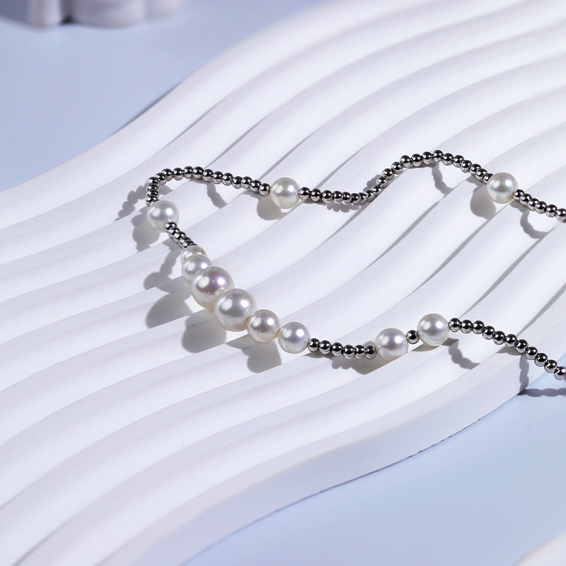 S925 Sterling Silver Freshwater Pearl Necklace