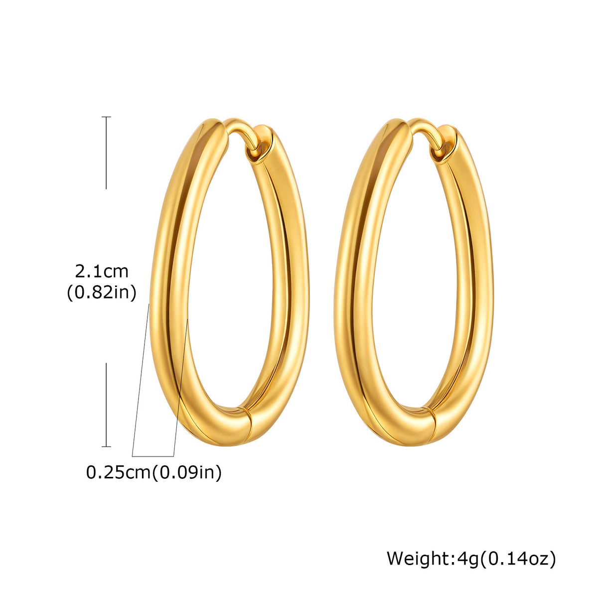 Sculpted Geometric Hinged Hoop Earrings