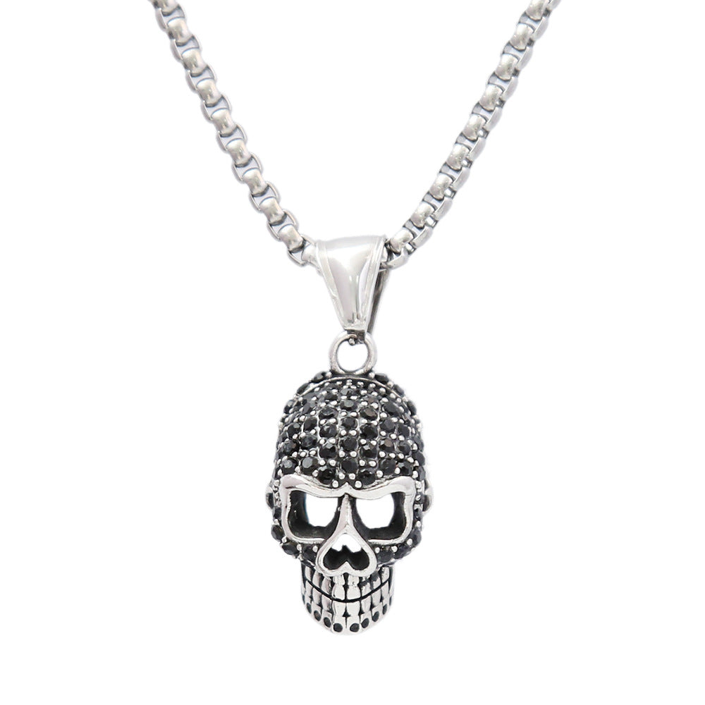 Punk Skull Stainless Steel Men's Ring