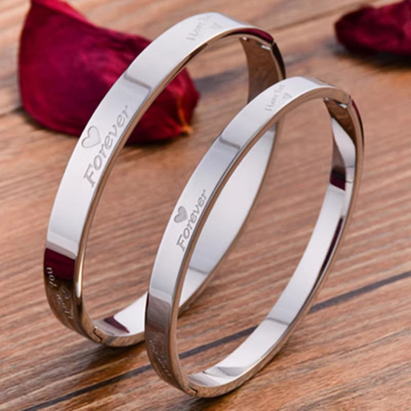 Planderful Jewelry Gold Bracelet Forever For Women