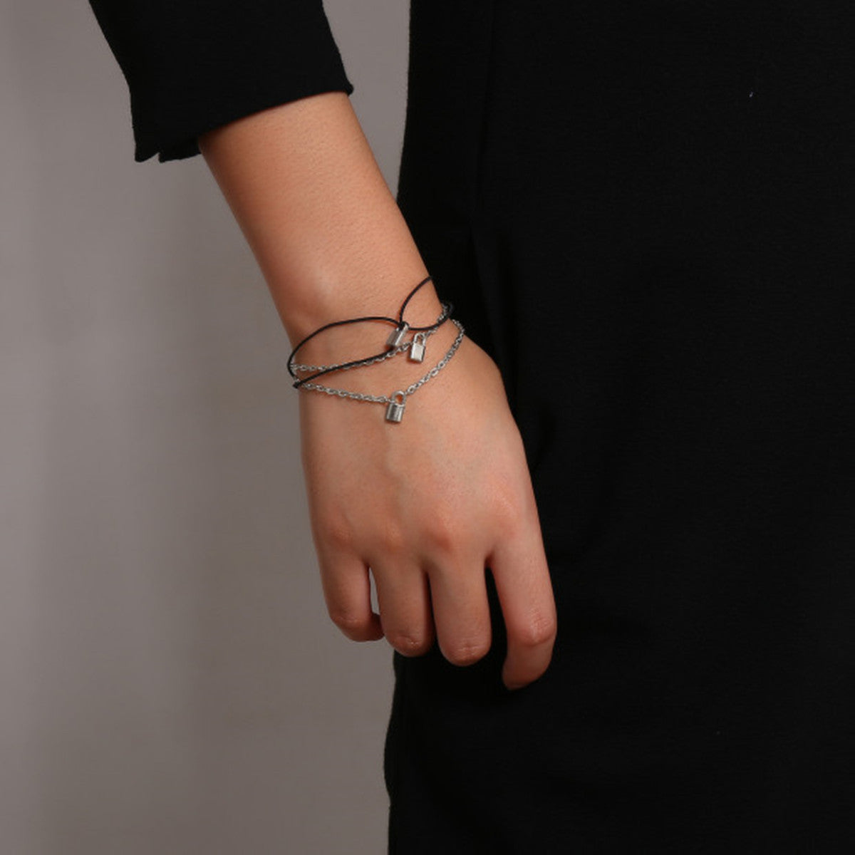 Lock Shaped Geometric Fringe Bracelet By Planderful Vienna Verve For Women Fashion Forward Versatile Statement