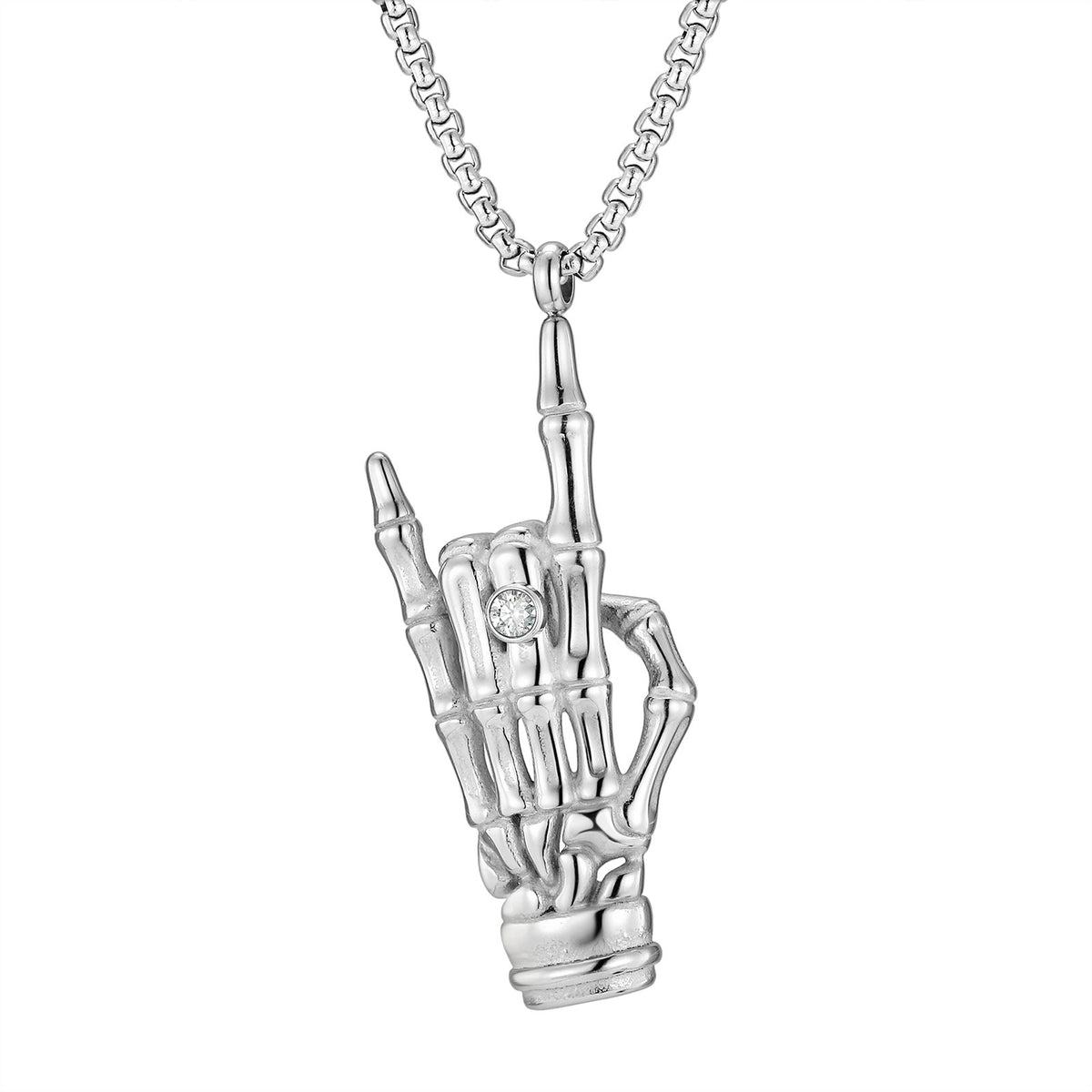 And Trendy Men Punk Stainless Steel Pendant