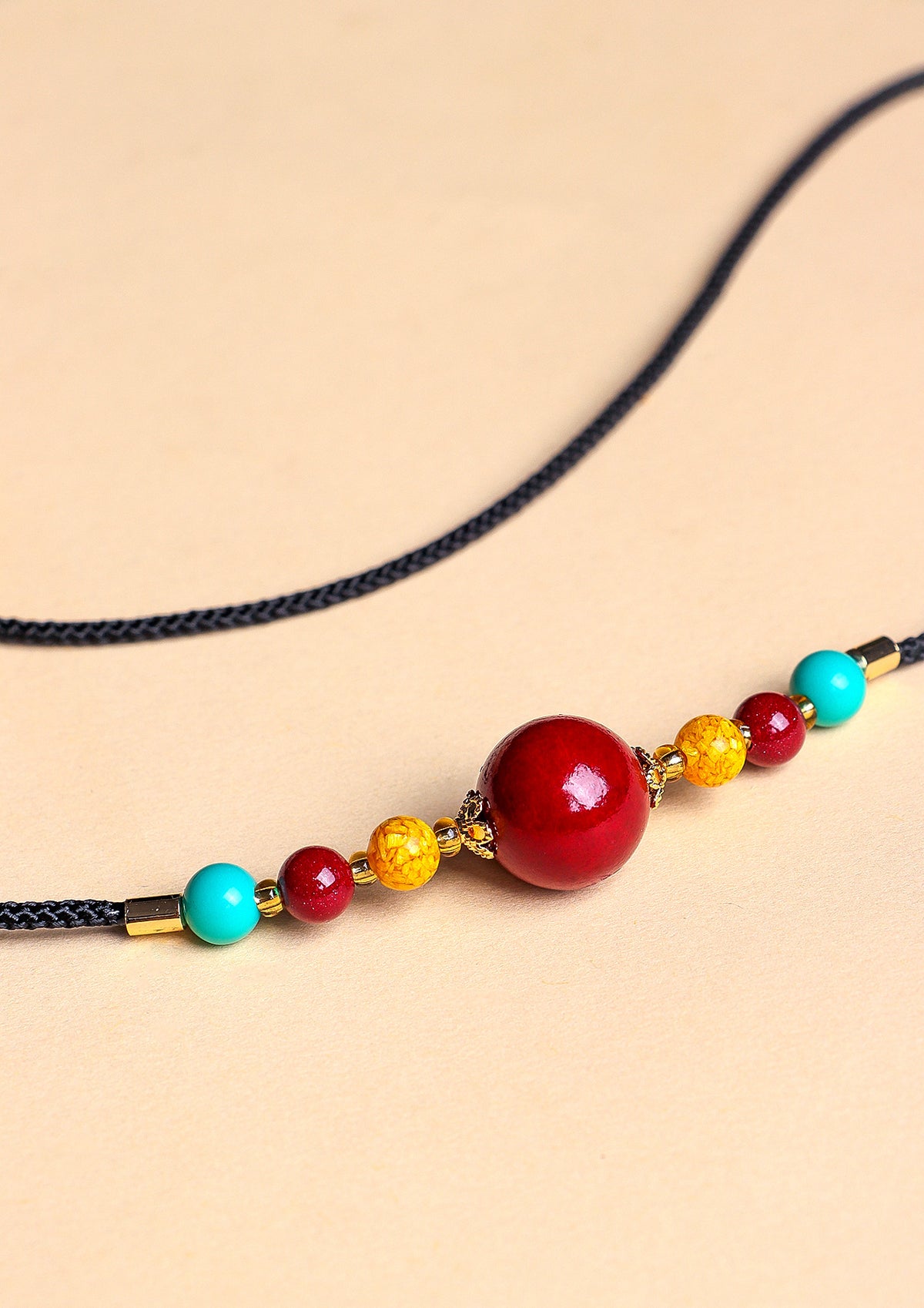 Cinnabar Zodiac Pendant Necklace