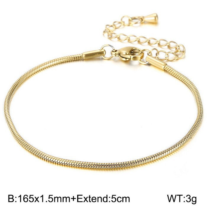 Planderful Adjustable Titanium Steel For Men Bracelet