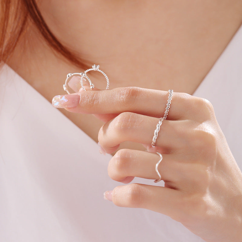 Minimalist Solid 925 Sterling Silver Ring