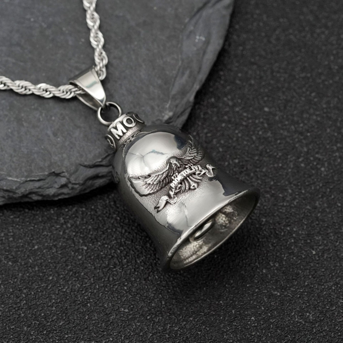 Punk Eagle Stainless Steel Pendant Necklace