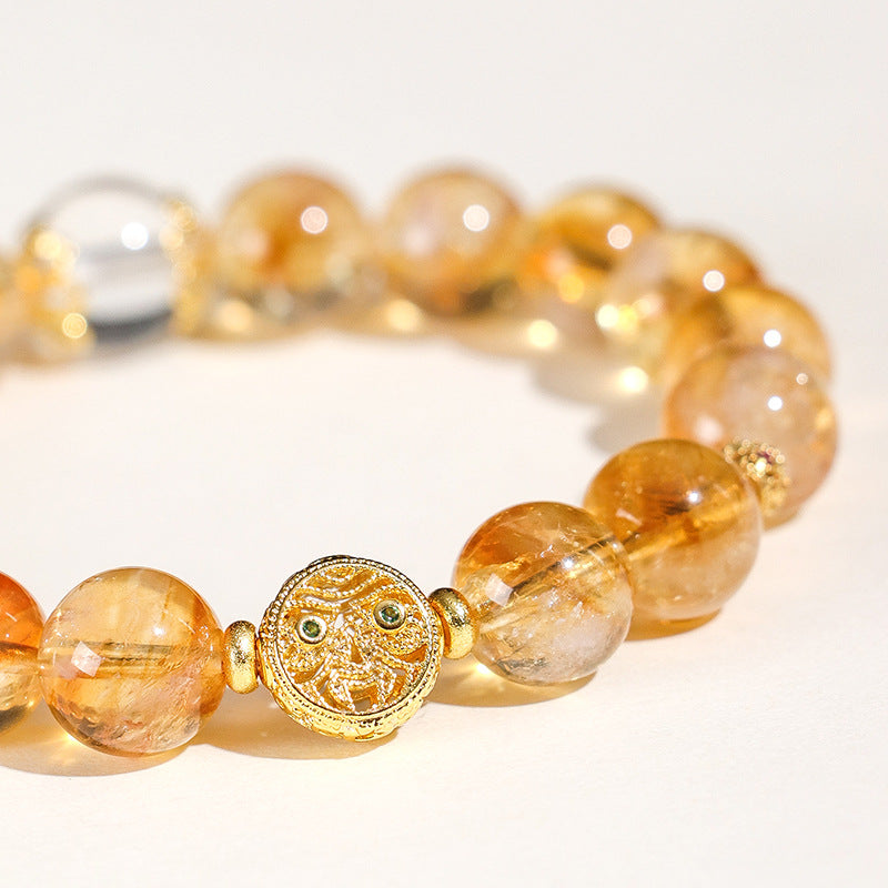 Planderful Fortune's Favor Bracelet – Elegant White Crystal Design