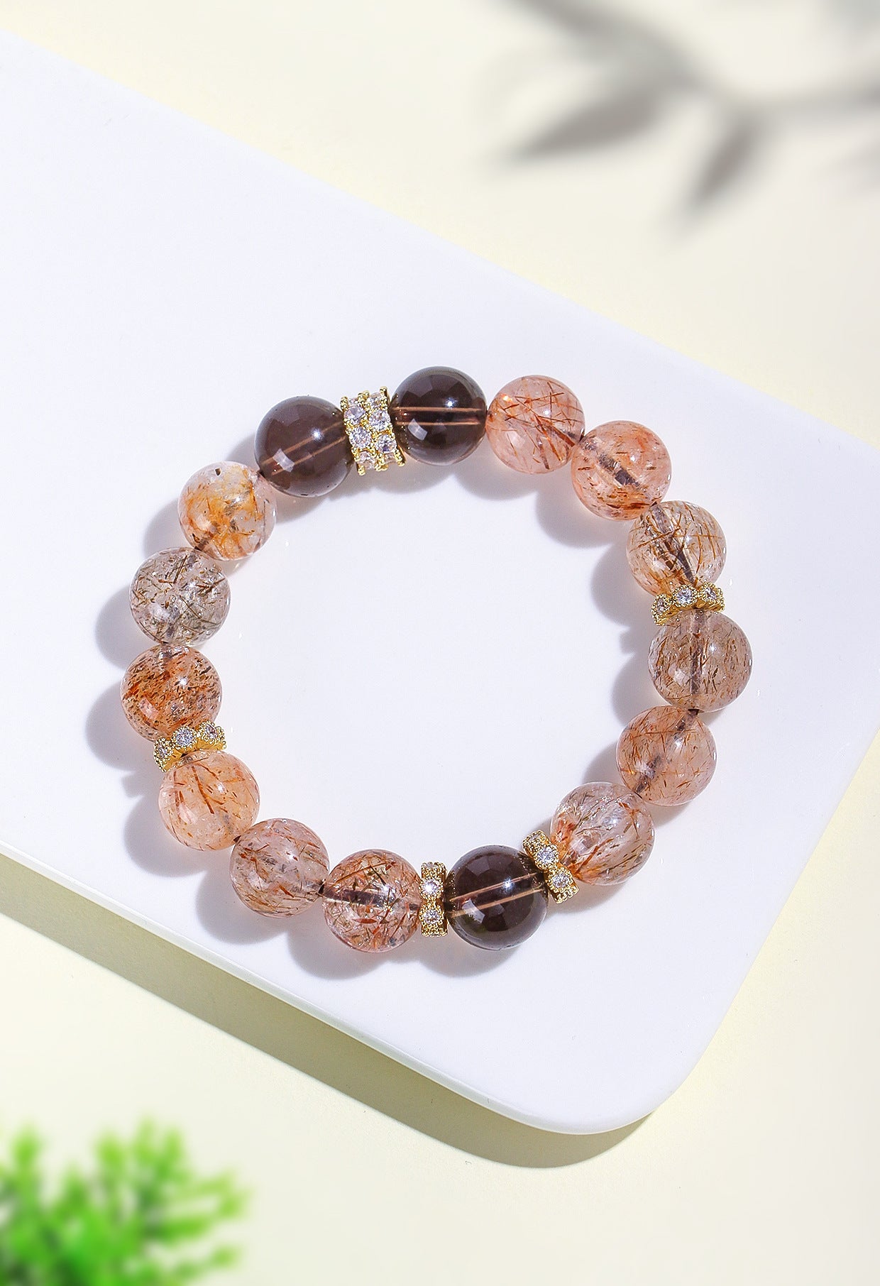 Planderful Fortune's Favor Bracelet – Natural Crystal Elegance