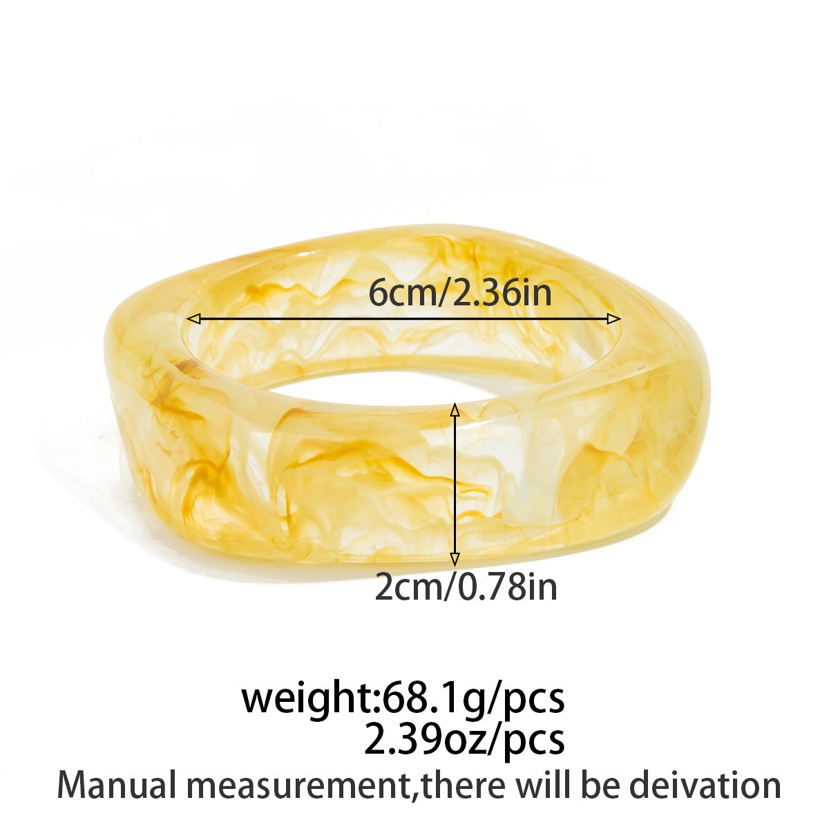 Geometric Polygon Bracelet By Planderful Vienna Verve For Women Translucent Exaggerated Modern Statement Jewelry