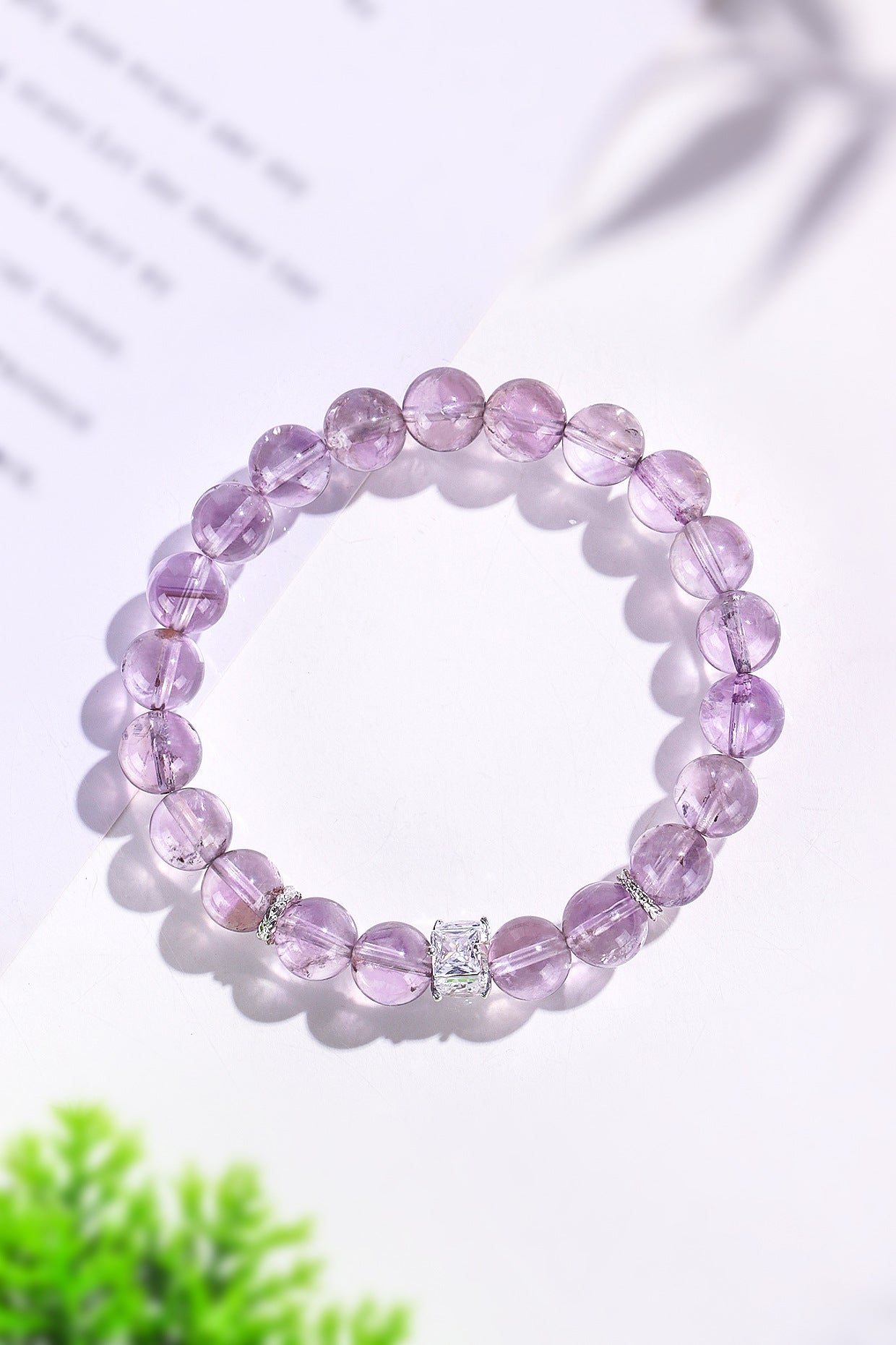Planderful Fortune's Favor Amethyst Bracelet – Elegant Natural Gemstone Design