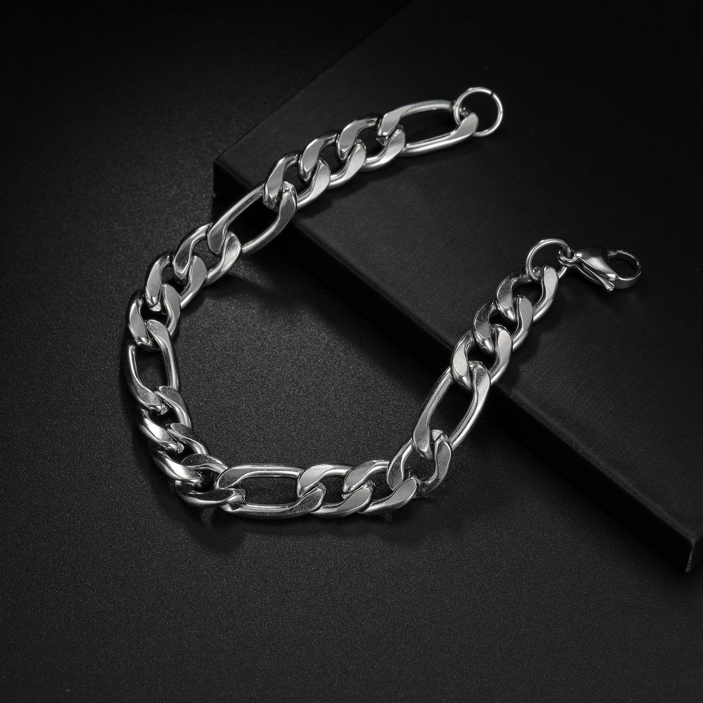 Planderful Everyday Genie Cuban Link Bracelet Bold Durable Stainless Steel Unisex Jewelry For Men Women