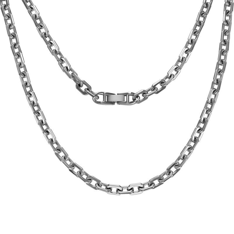 Planderful Jewelry Steel Square Necklace