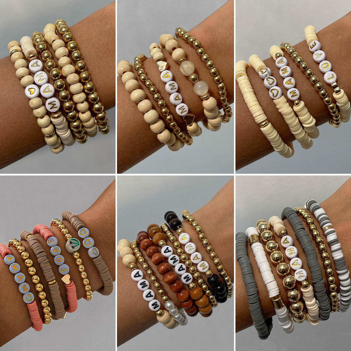 Planderful Vienna Verve Bracelet – Exaggerated Multi-Layered Beaded Design