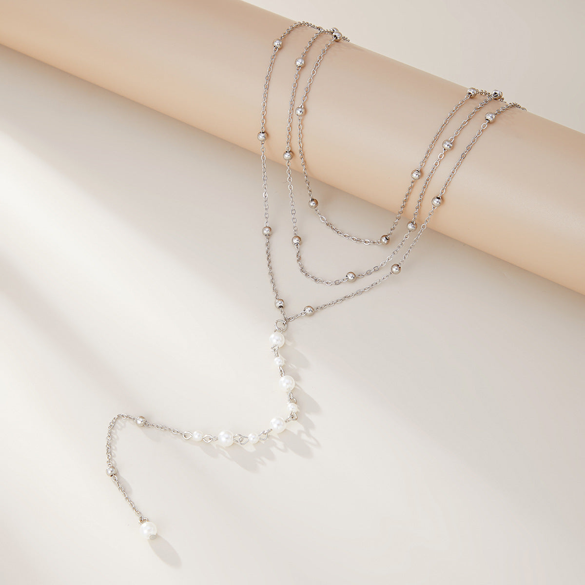 Planderful Vienna Verve Necklace – Elegant Geometric Y-Shaped Design