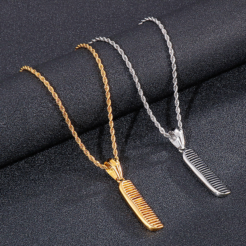 European and American Hip-Hop Style Titanium Steel Pendant for Men