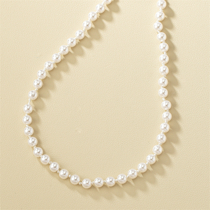Chic Pearl Collarbone Necklace - Vienna Verve Collection
