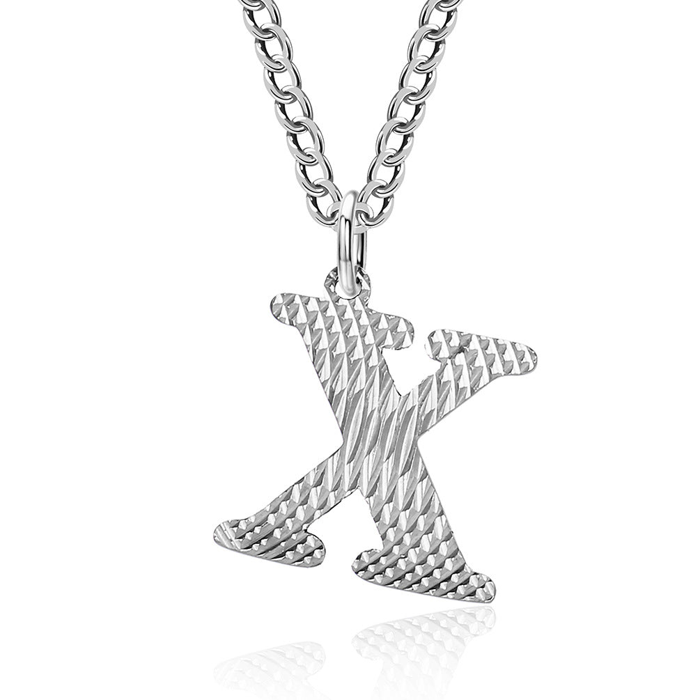 Planderful Everyday Genie Gold Plated Letter Surname Pendant For Couples Unisex Premium Magazine Style Jewelry