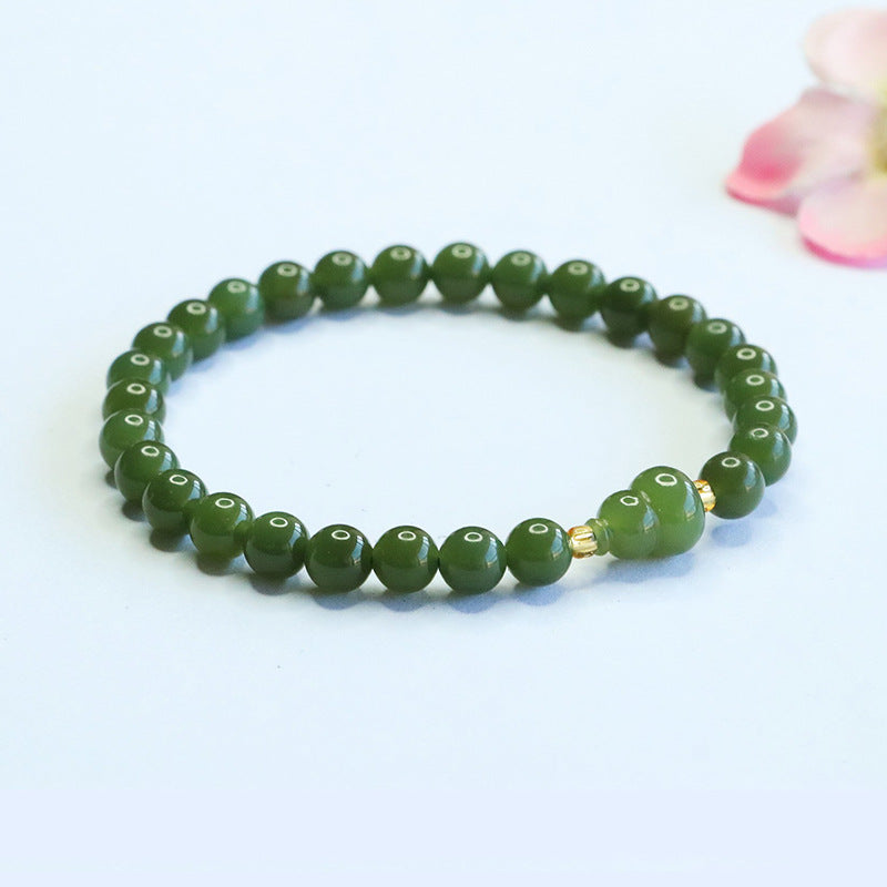 Hetian Jade Gourd Bracelet