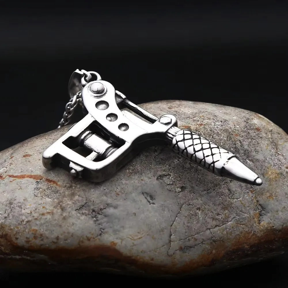 Punk Vintage Stainless Steel Men's Pendant Necklace