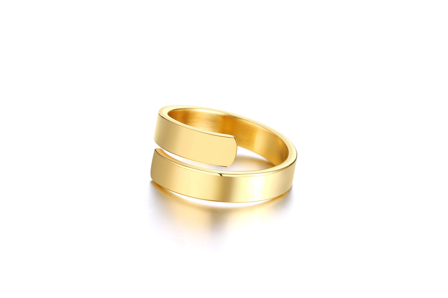 Personalized Blank Titanium Steel Ring for All Occasions