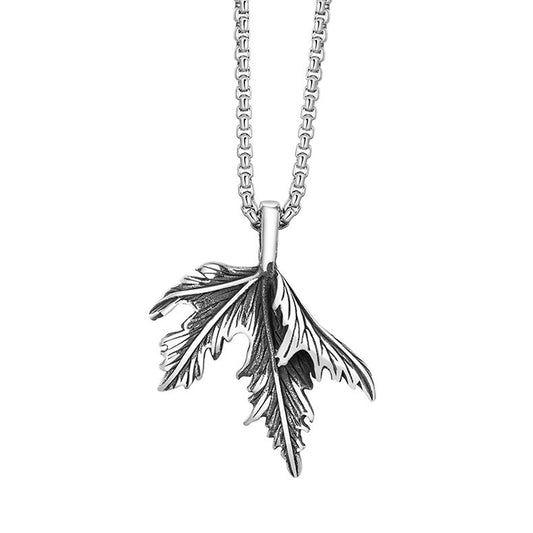 Steel Necklace – Minimalist Men's Urban Statement Pendant for Everyday Style and Confidence