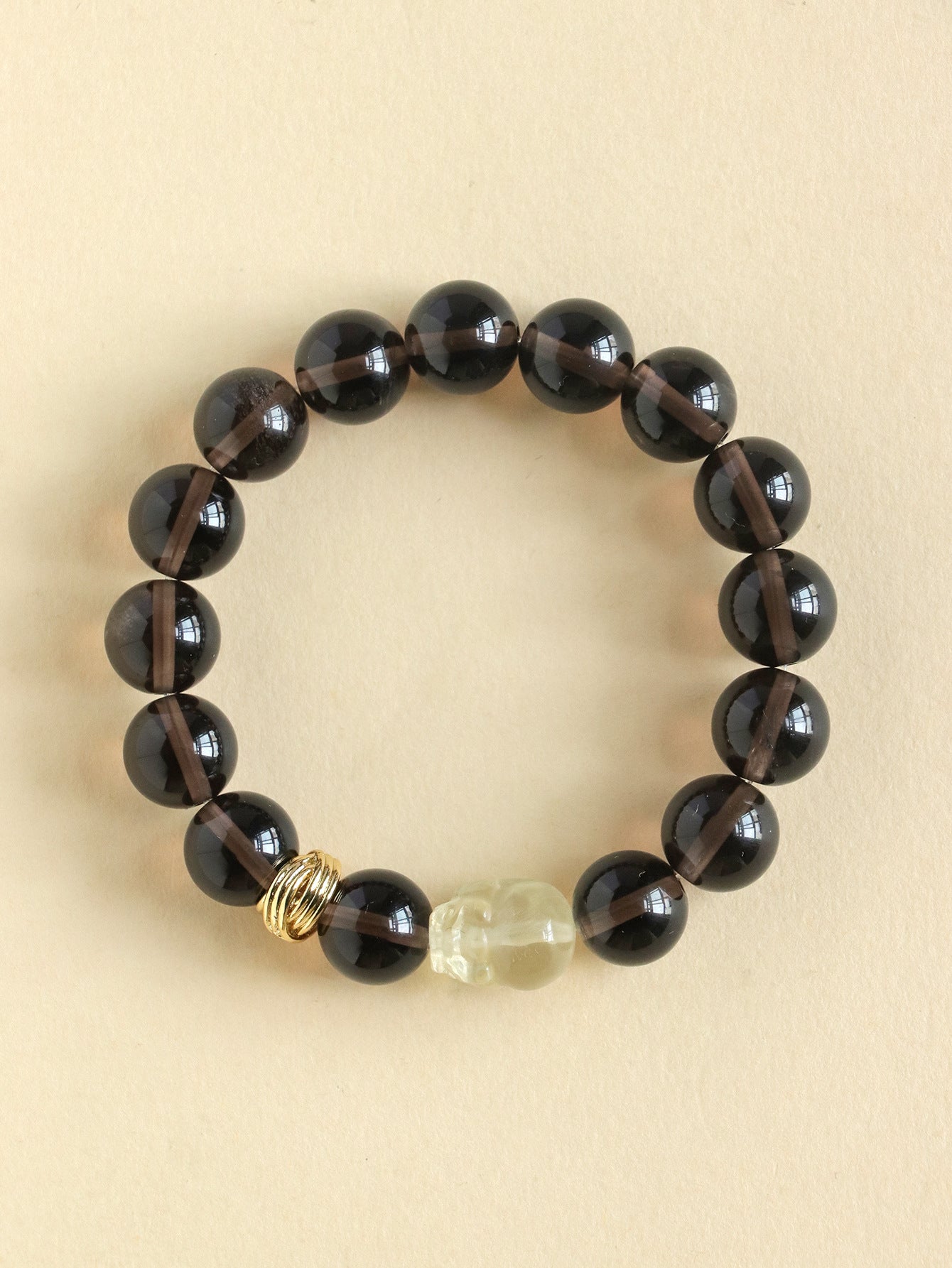 Planderful Fortune's Favor Bracelet – High-End Amethyst and Lemon Crystal Design