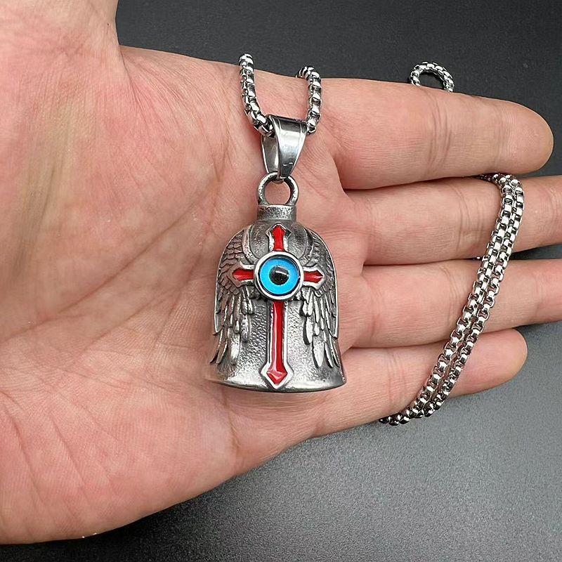 Vintage Cross Wing Stainless Steel Jewelry