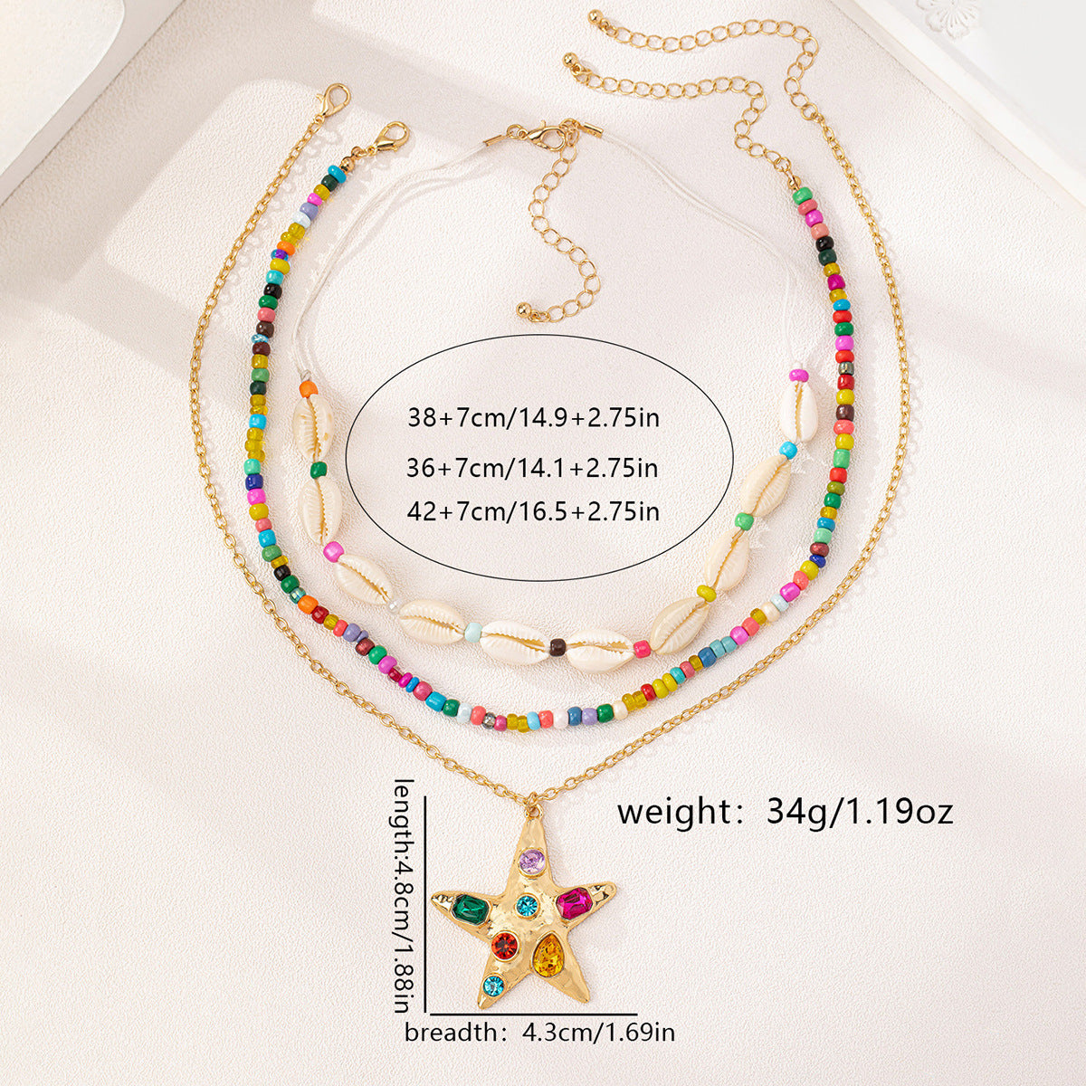 Planderful Vienna Verve Necklace – Bohemian Beach-Inspired Design