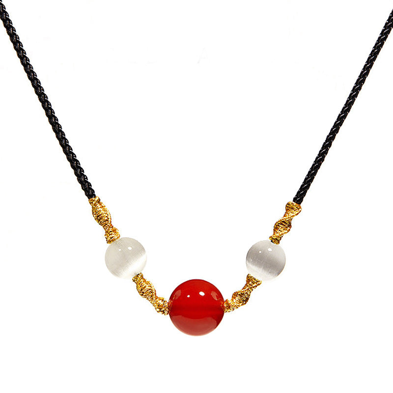 Agate Zodiac Necklace