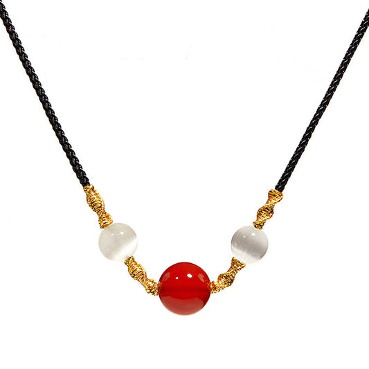 Agate Zodiac Necklace