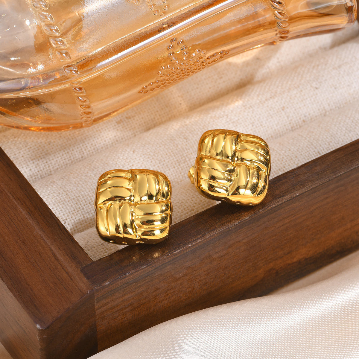 Stainless Steel Geometric Earrings