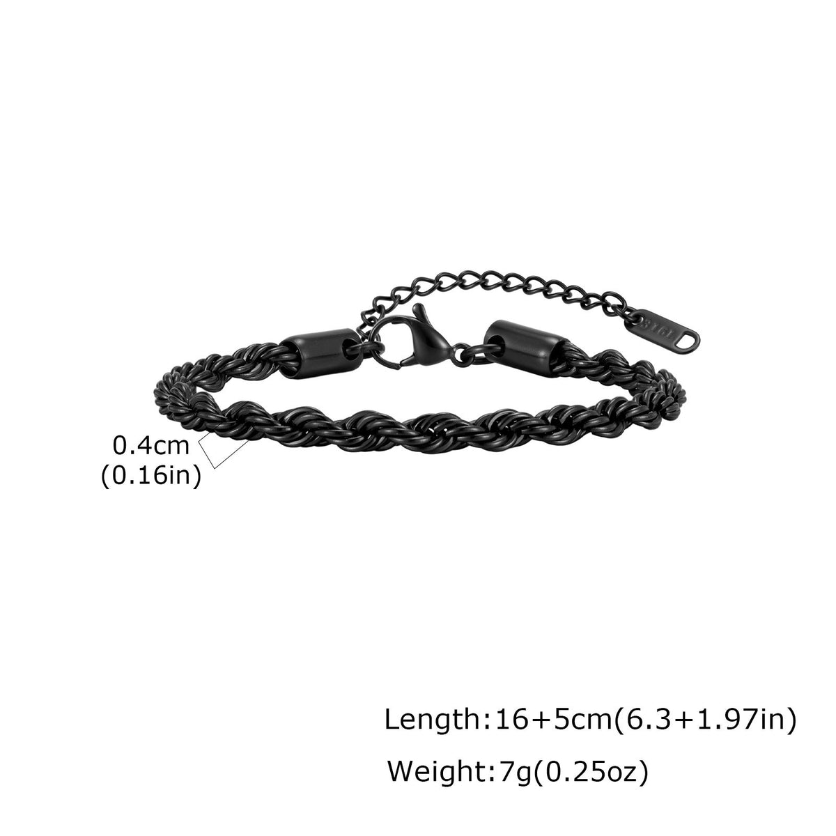 Braided Stainless Steel Bracelet