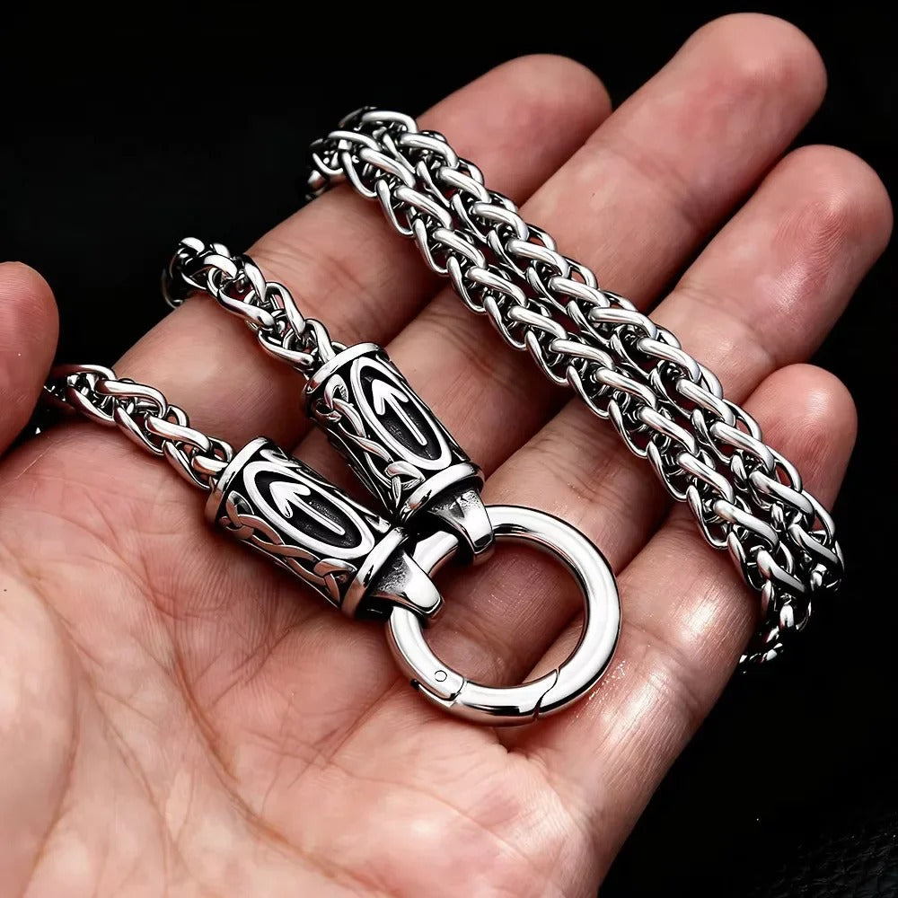 Punk Viking Stainless Steel Men's Pendant Necklace
