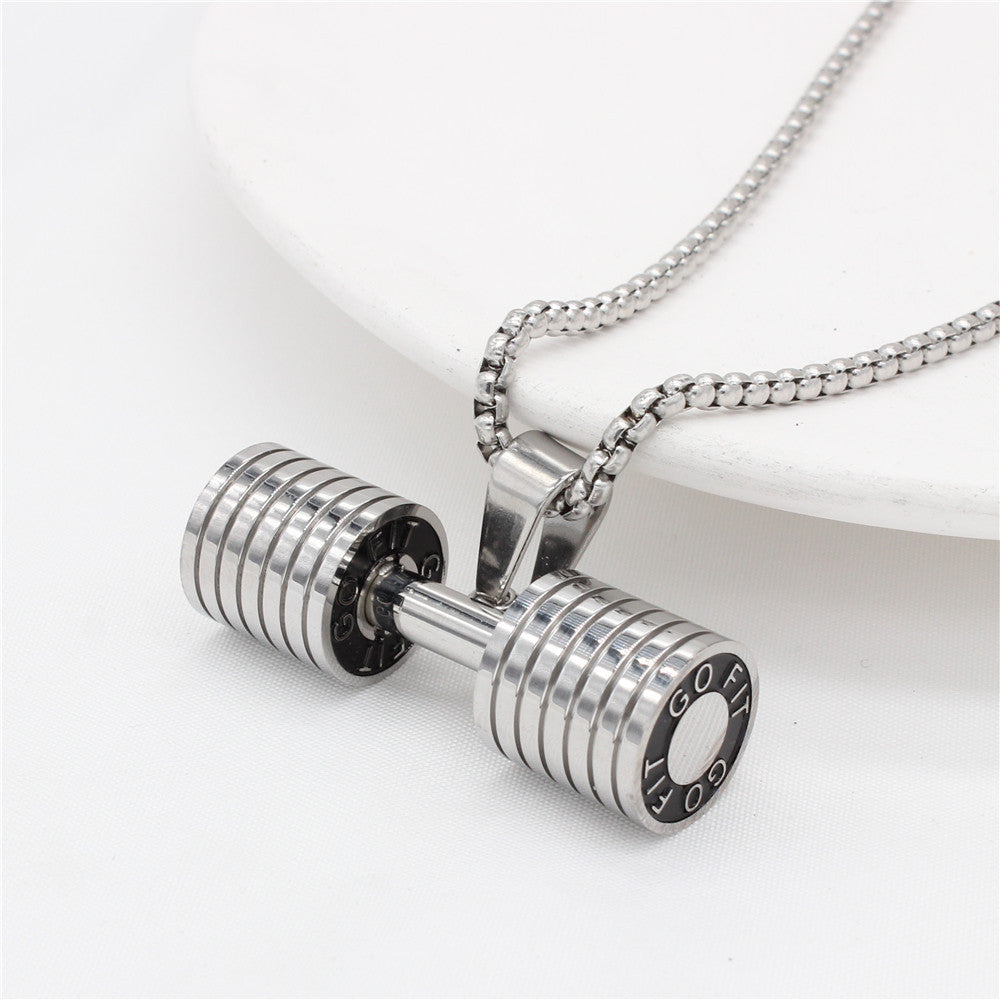 Planderful Gym Pendant Steel Unisex Everyday Genie Collection Premium Durable Fitness Accessory For Gym Lovers