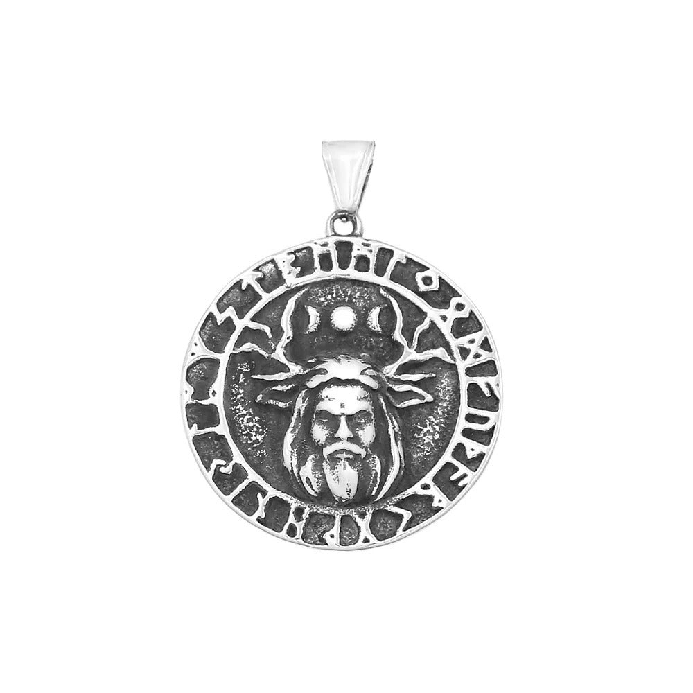 Vintage Celtic Stainless Steel Men's Pendant Necklace