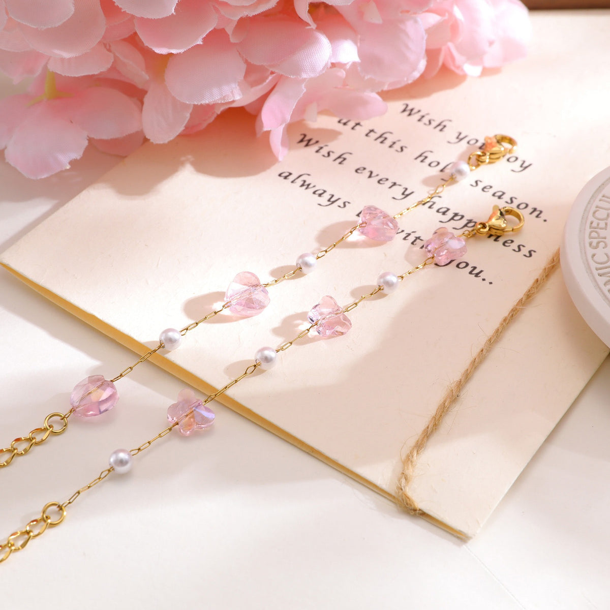 Butterfly Pearl Zircon Stainless Steel Bracelet