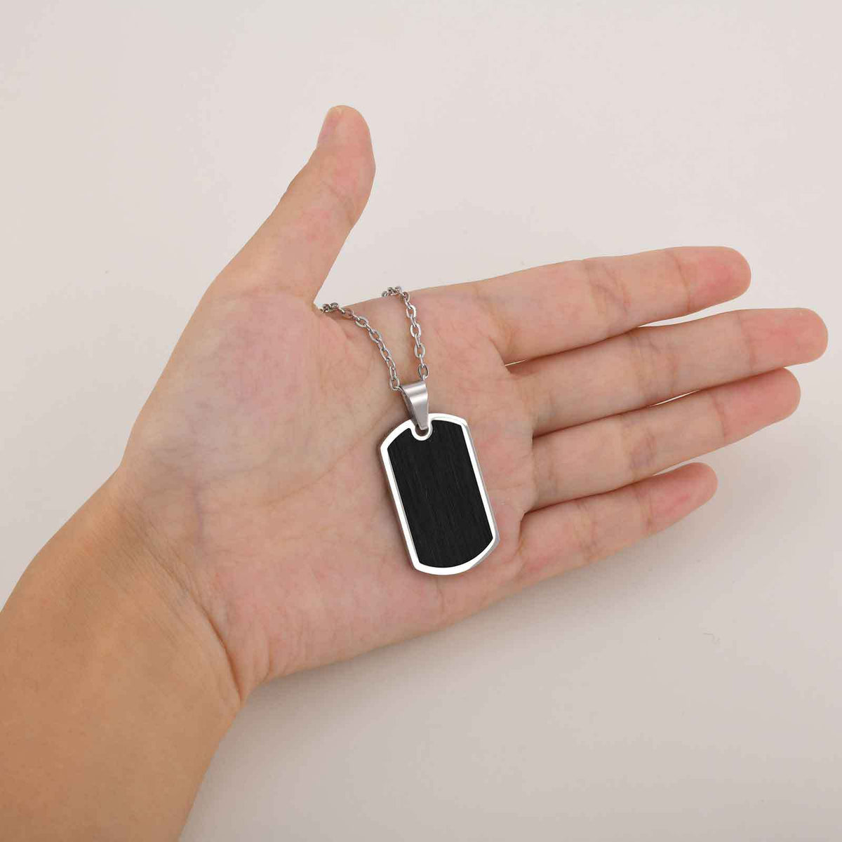 Dog Tag Stainless Steel Pendant