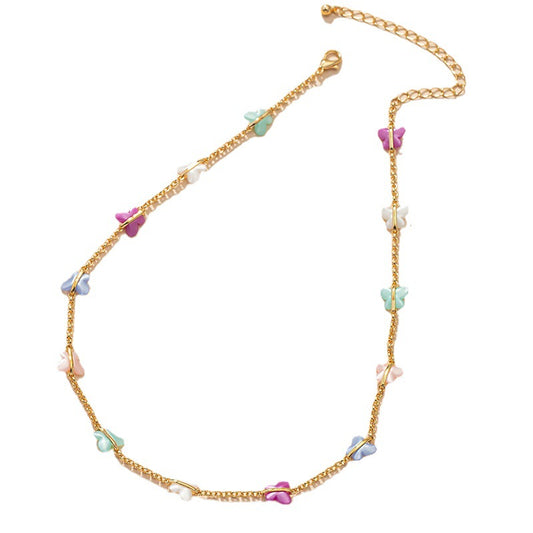 Butterfly Charm Necklace - Vienna Verve Collection