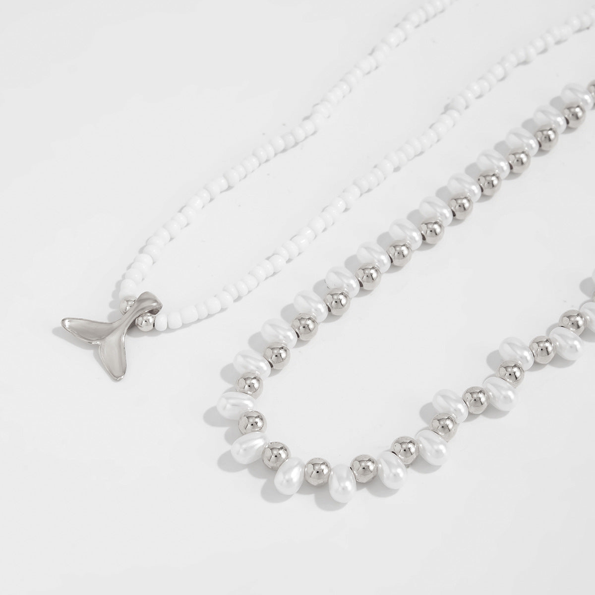 Fishtail Pearl-Style Coastal Necklace Collection